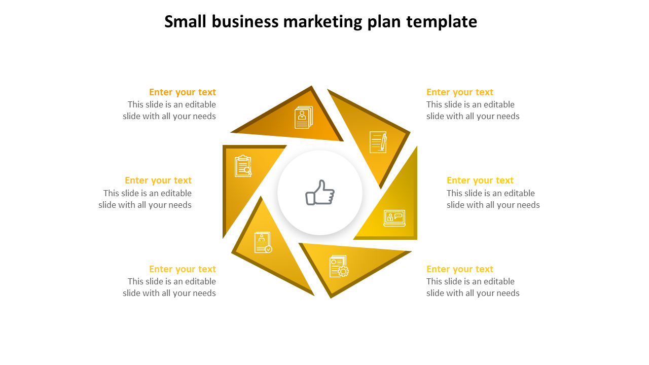 Free - Small Business Marketing Plan Template Presentation